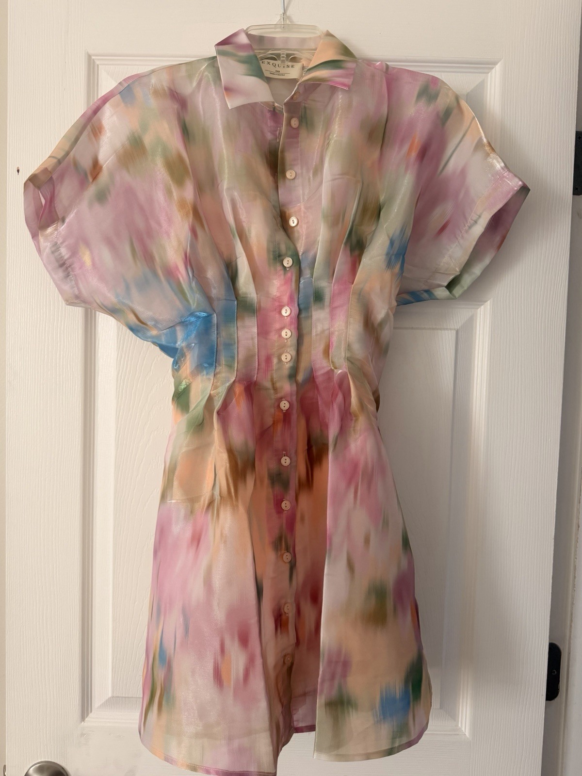 Anthropologie Tobie Dress by Exquise XXS Multi Floral