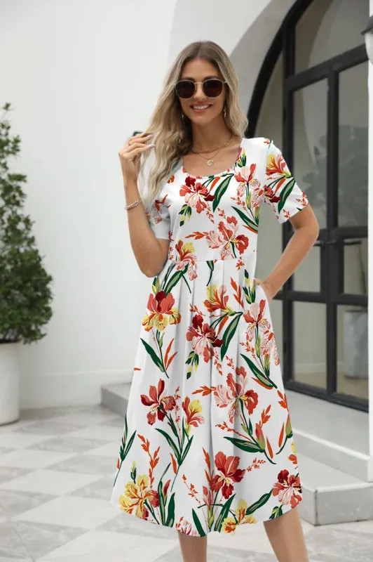 2025 Europe and the United States summer new women’s fashion elegant printed