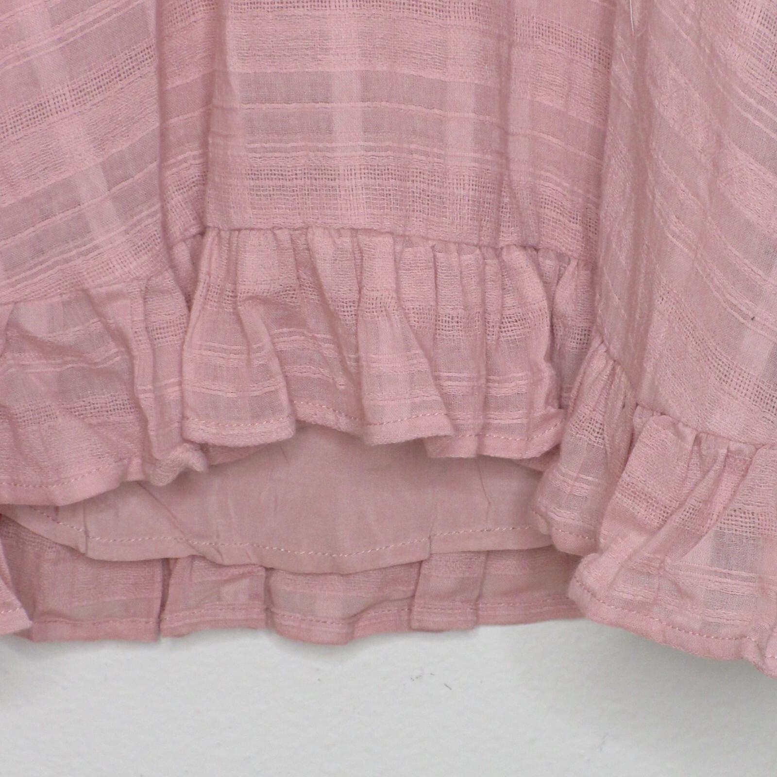 NWT Auguste The Label Women’s Pia Mini Dress Flutter Sleeve Dusty Pink US 12 B26