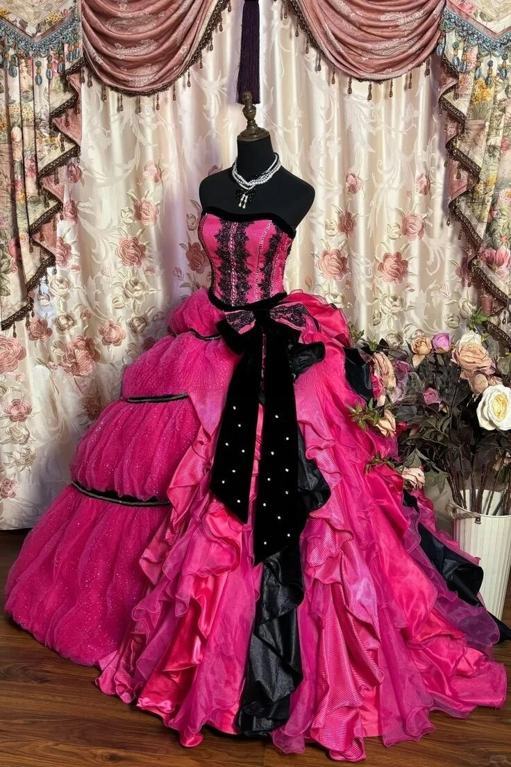 Rose Princess Victoria Prom Dresses Sweetheart Sheath Bow Tie Lace Pleated