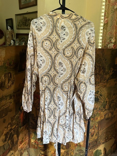 H&M Cotton Dress with decorative belt XL NWT