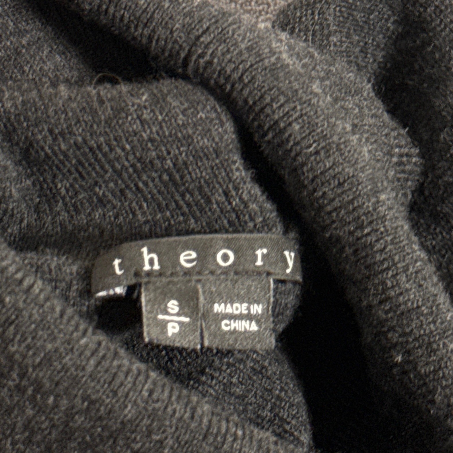 Theory Dress Womens S Black Wool Blend Knit Turtleneck Mini Virtee Evian Stretch