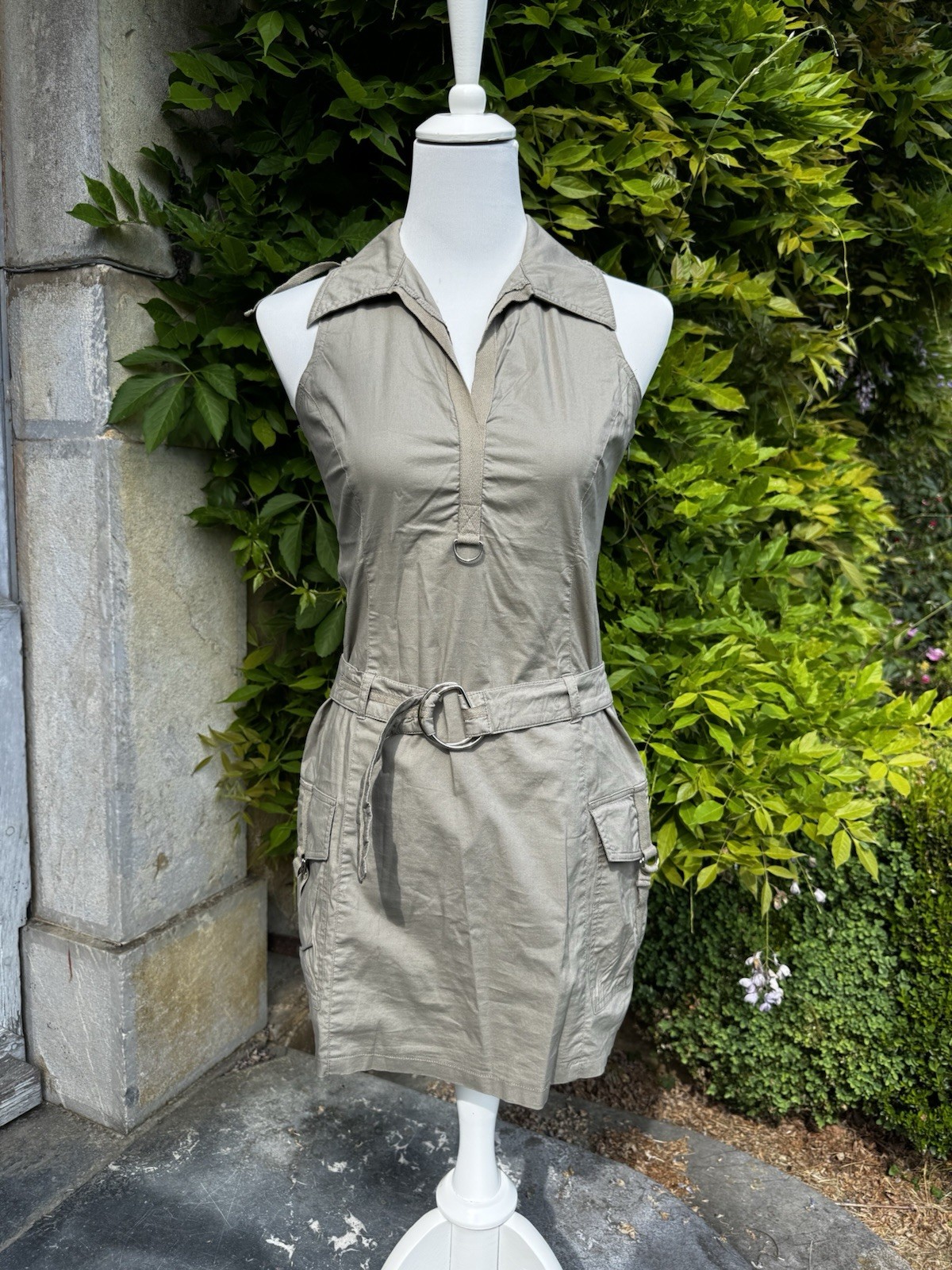 Cache Cache Beige utility dress