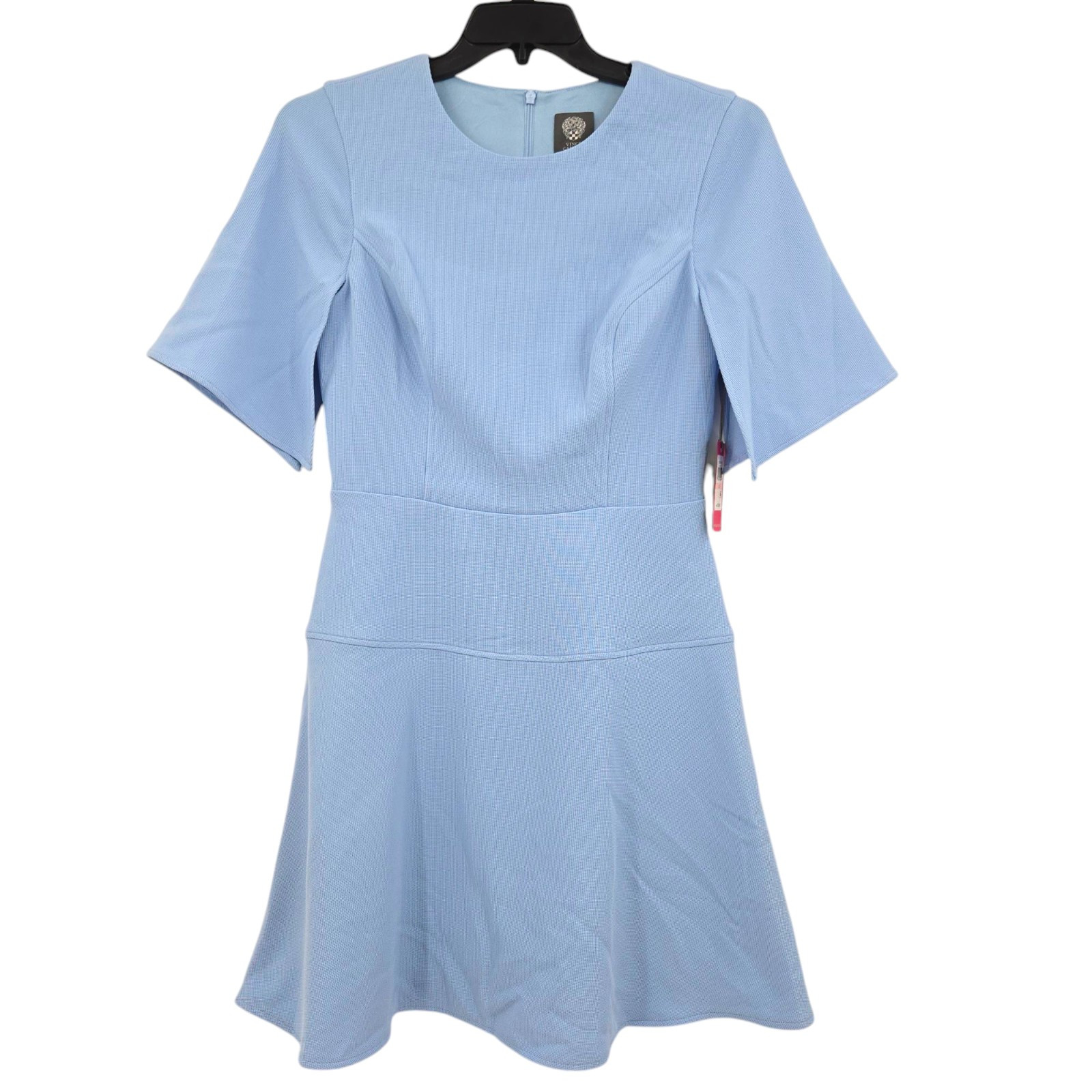 Vince Camuto Women’s Split Flutter Sleeve Fit and Flare Dress Blue Size 10