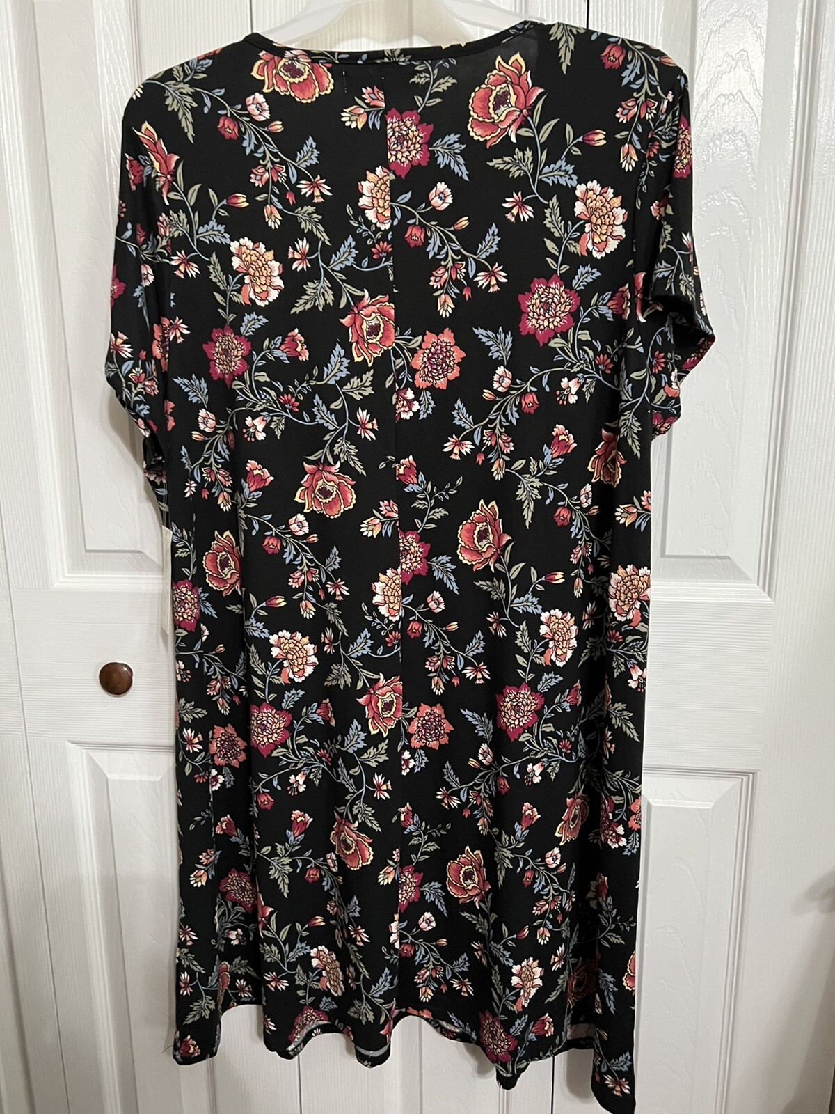 FRENCH LAUNDRY floral stretch knit dress (3X) multicolor, NWT