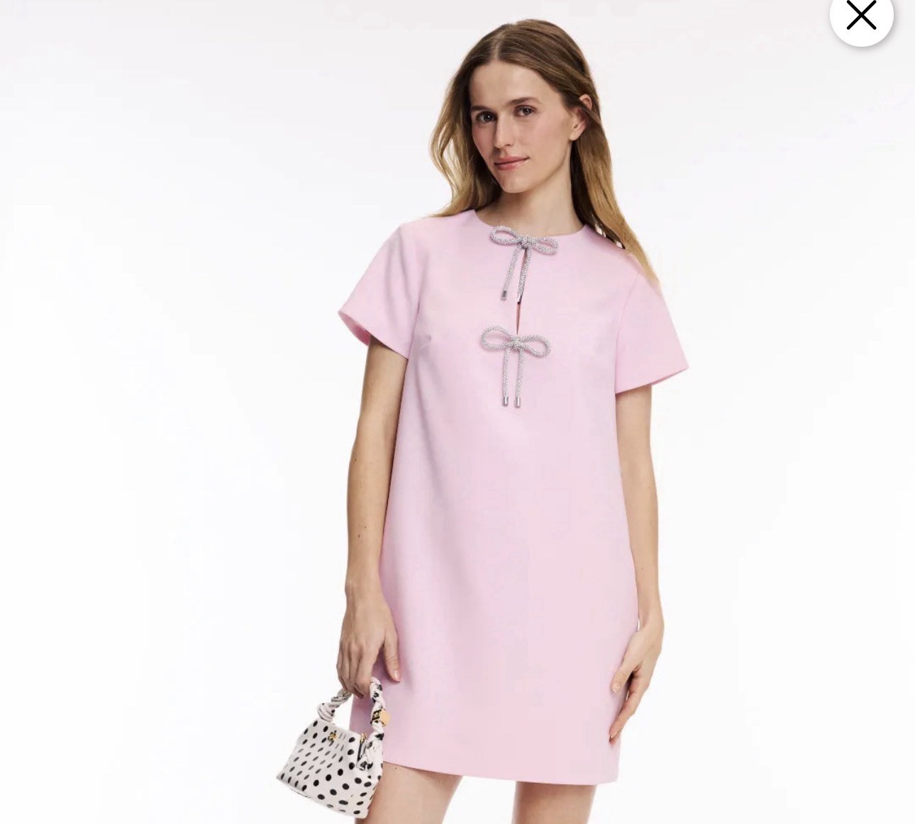 Kate Spade Pink Rhinestone Dress. Size 16. Worn Once