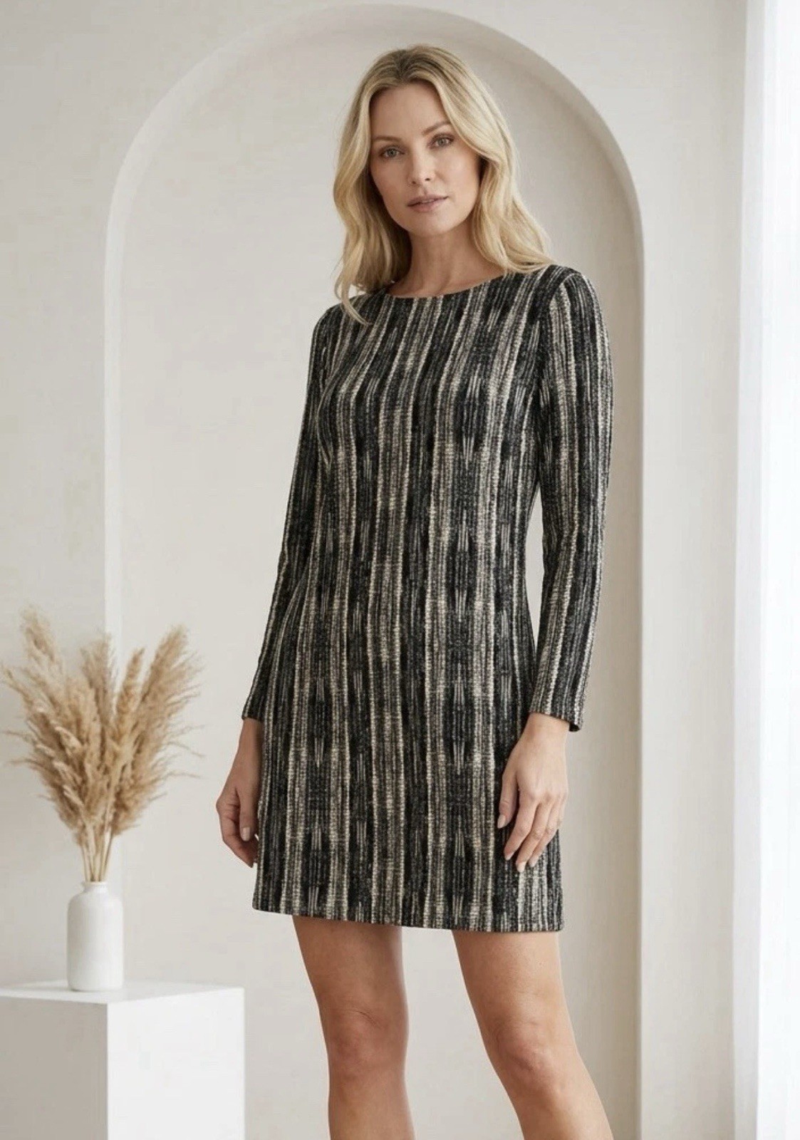 BCBGMAXAZRIA Abstract Print Shirt Dress Size Small Summer Chic $128