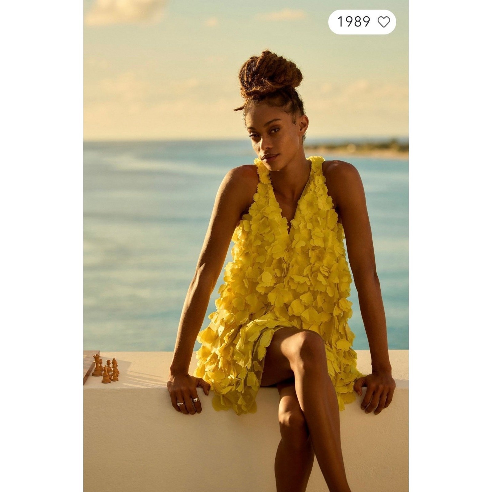 NWT❤️Anthro Maeve Sleeveless Floral Appliqué Mini Dress szXSP