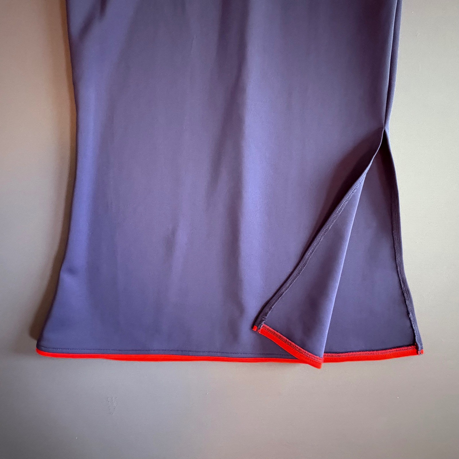Oyrosy Retro 60s Style Maxi Dress | XL | Navy Red Mod 1970s