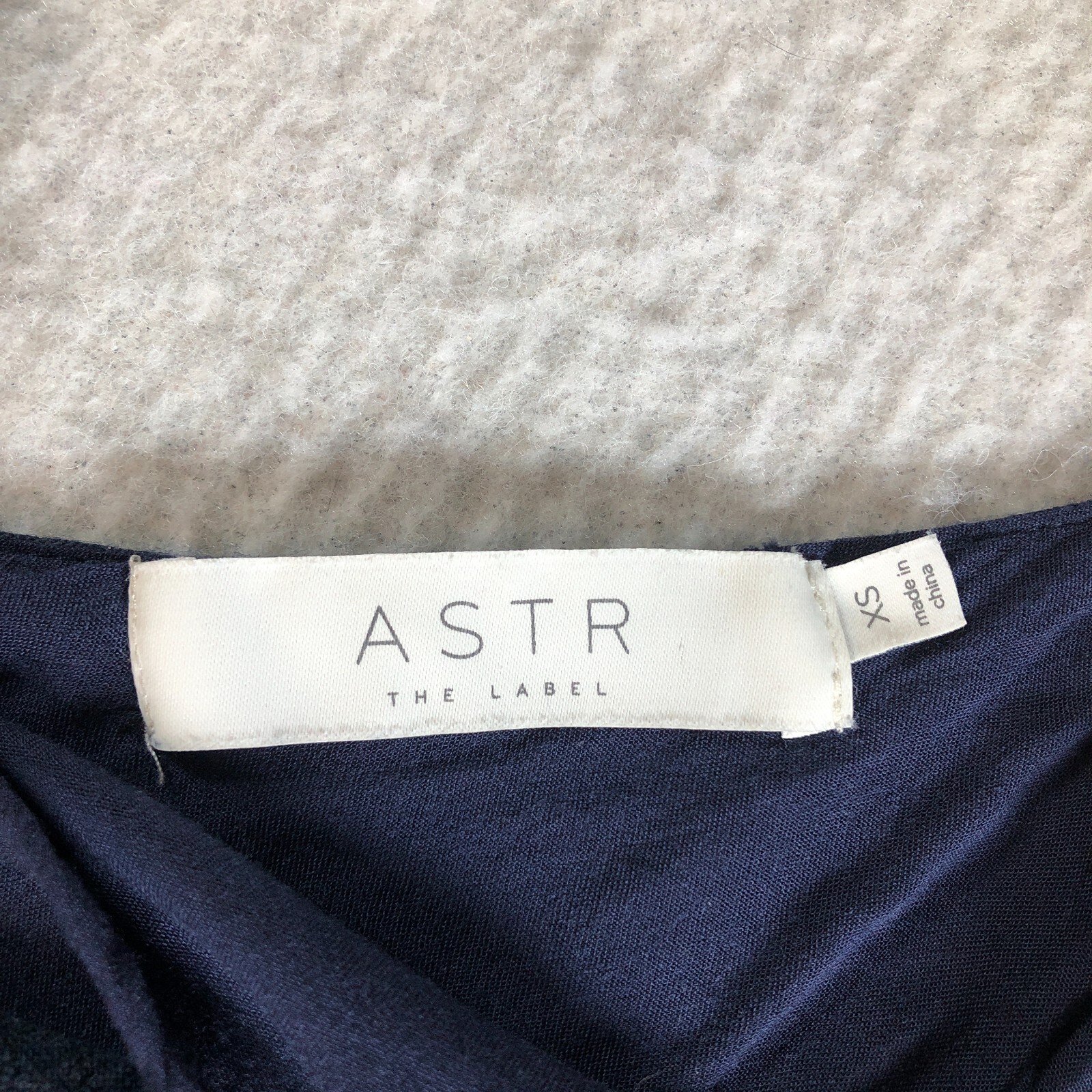 ASTR the Label Womens Linen Blend Marlena Slip Dress Size XS Blue Eyelet Lined