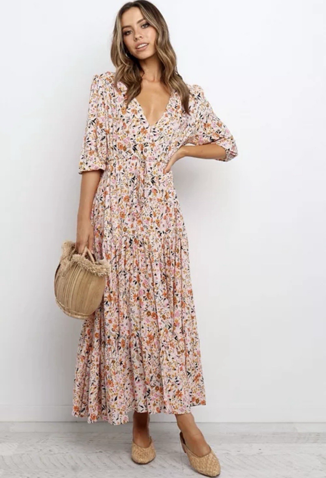 NWT Petal and Pup Kelda Maxi Dress, M