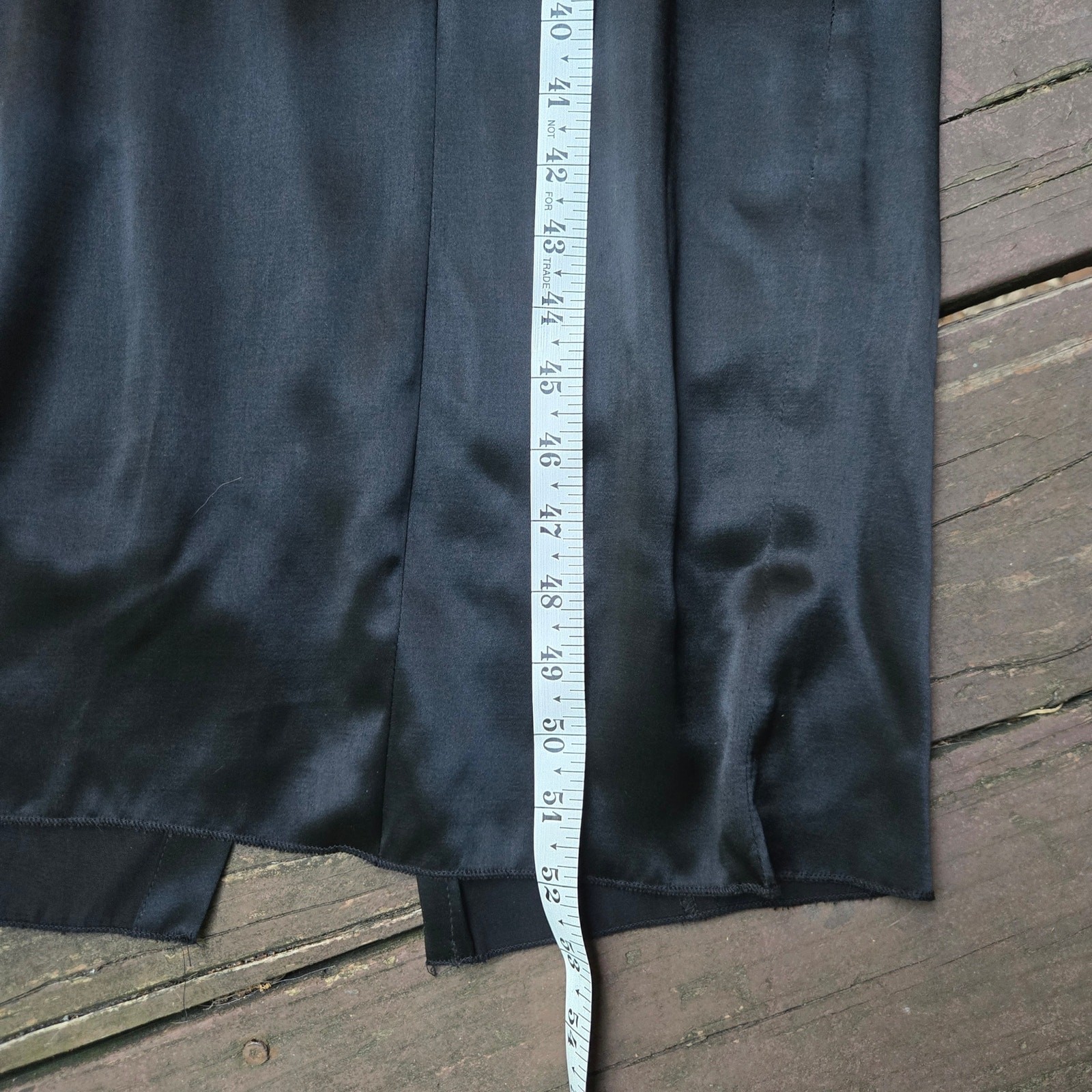 Metropolitan Vtg 90s Glam Minimal Old Money Classic Satin Open Back Bow Dress 6