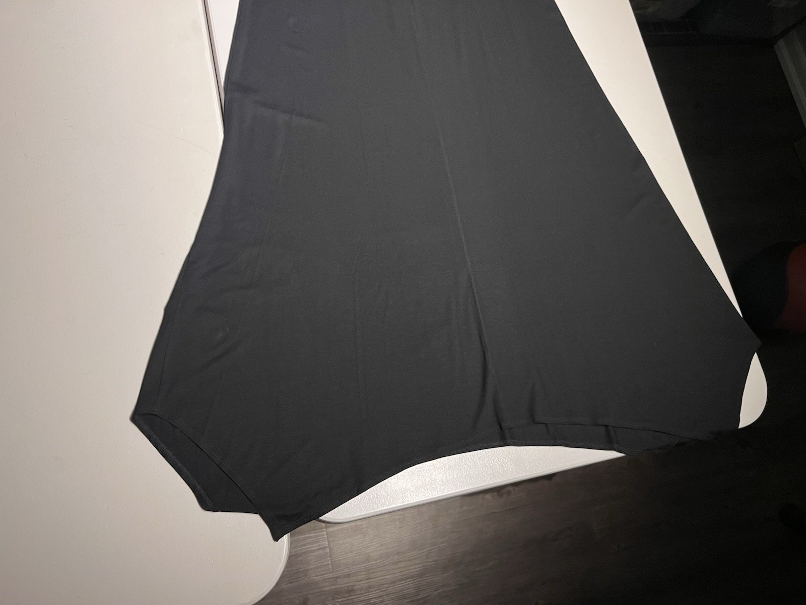 Eileen Fisher Dress Women’s Medium Black Tencel Lyocell Spandex Sleeveless Maxi