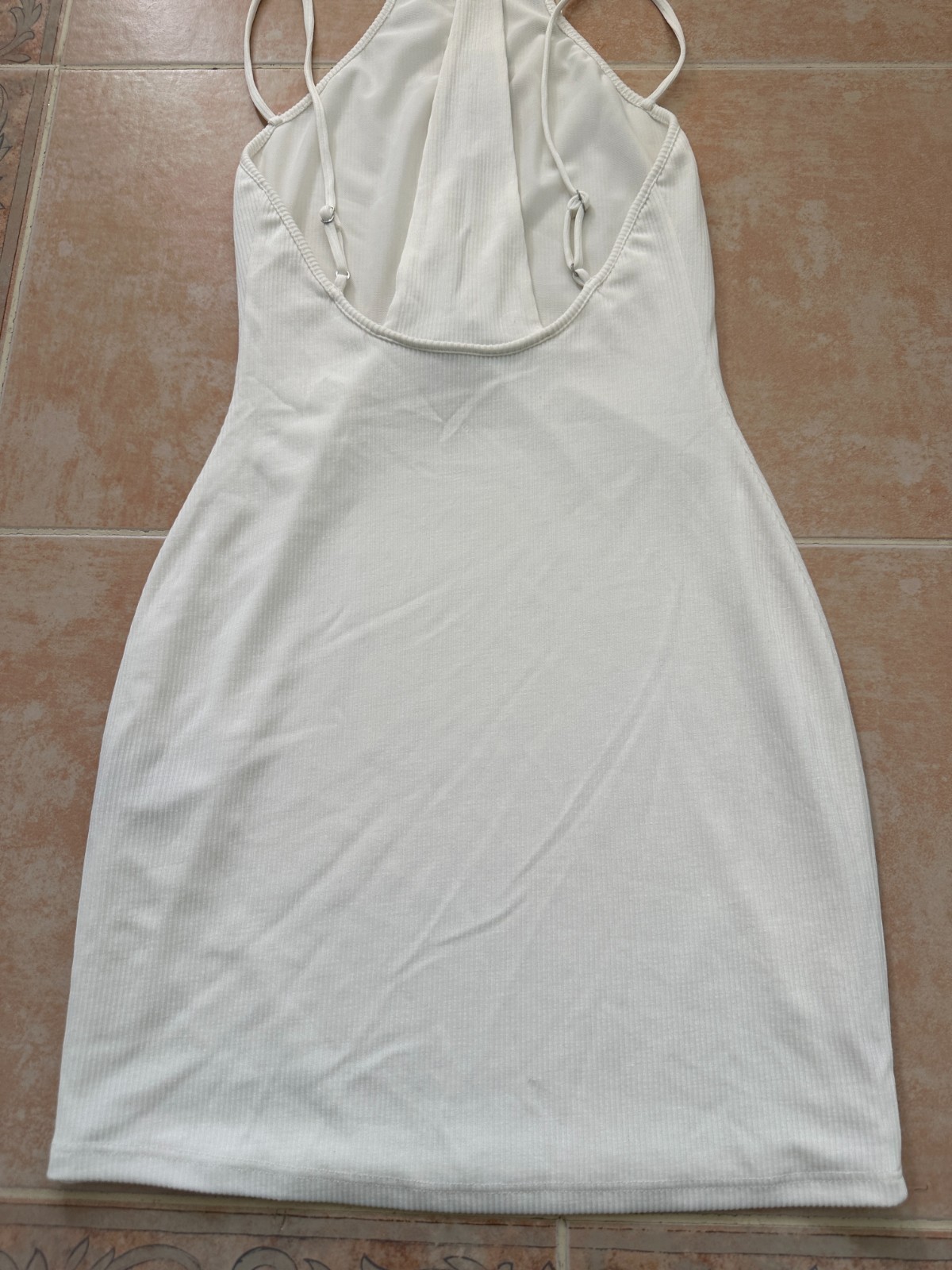 h:ours Paolo Mini Dress White Size XS -NEW