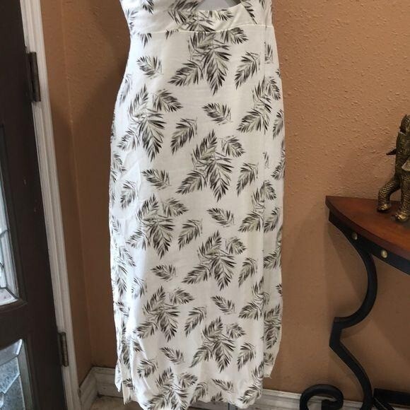 By together beige leaf dress