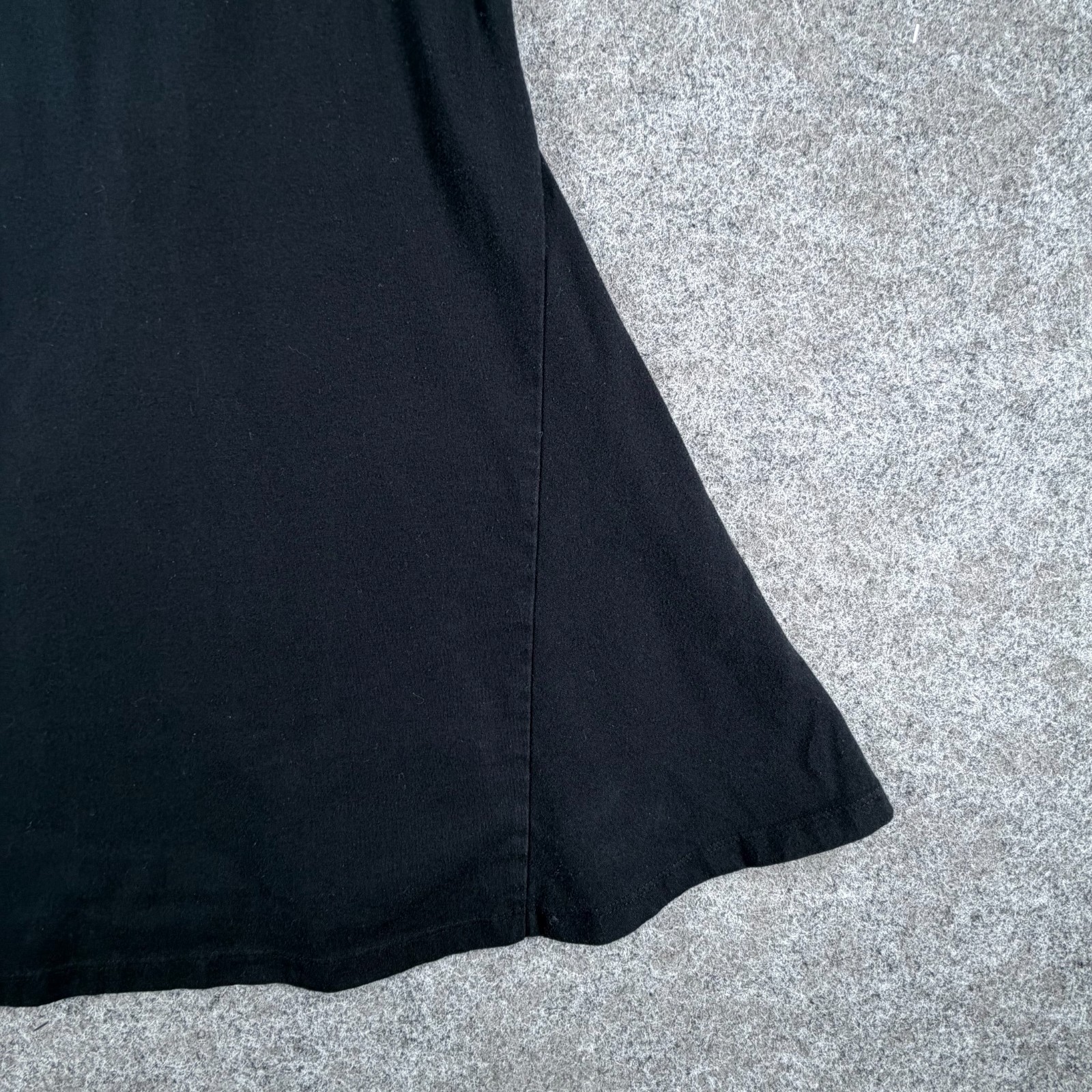 A New Day Fit & Flare Mini Tank Dress Womens L Black Stretch Scoop Neck Classic