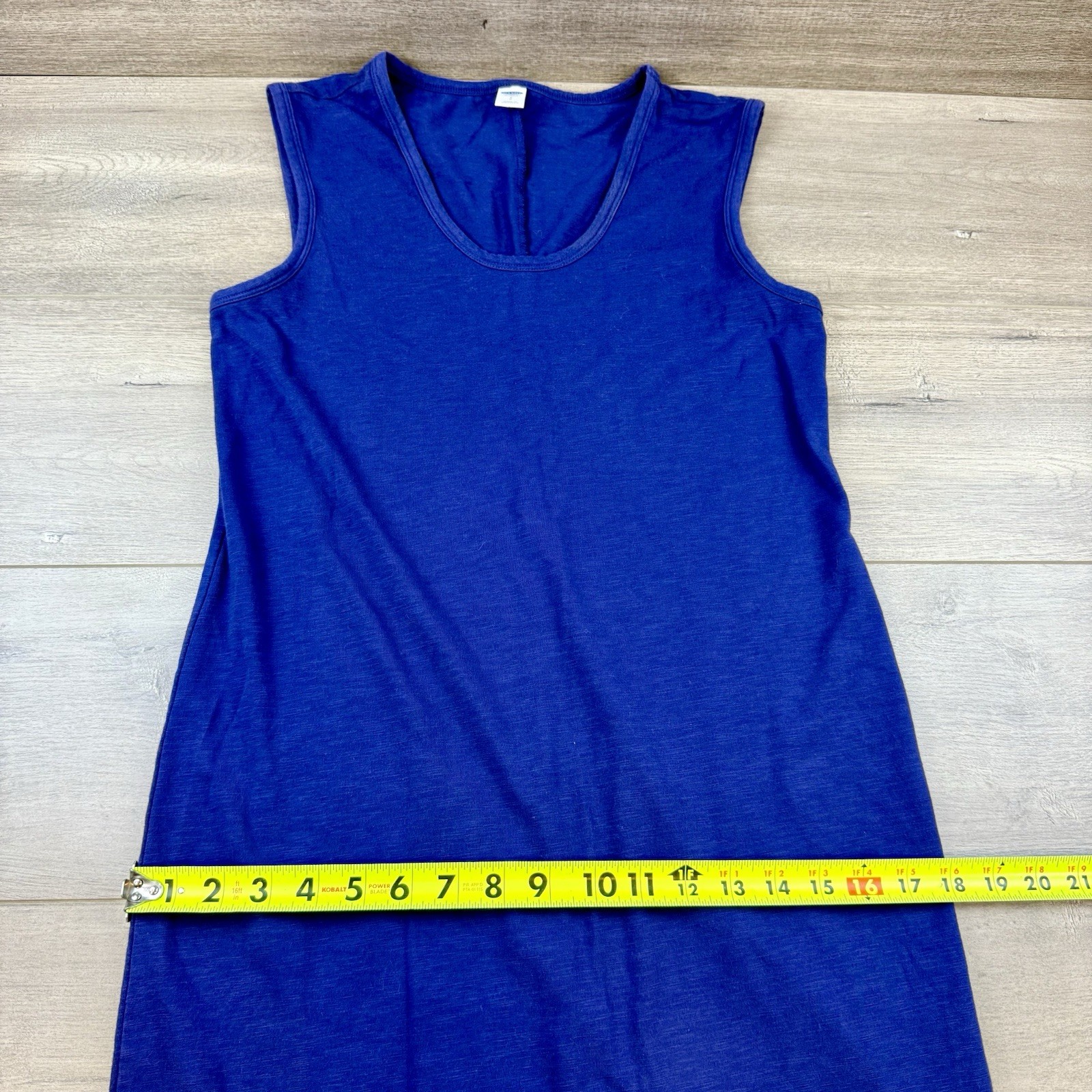Old Navy Lightweight Sleeveless T-Shirt Dress Women’s Small Navy Blue Stretch