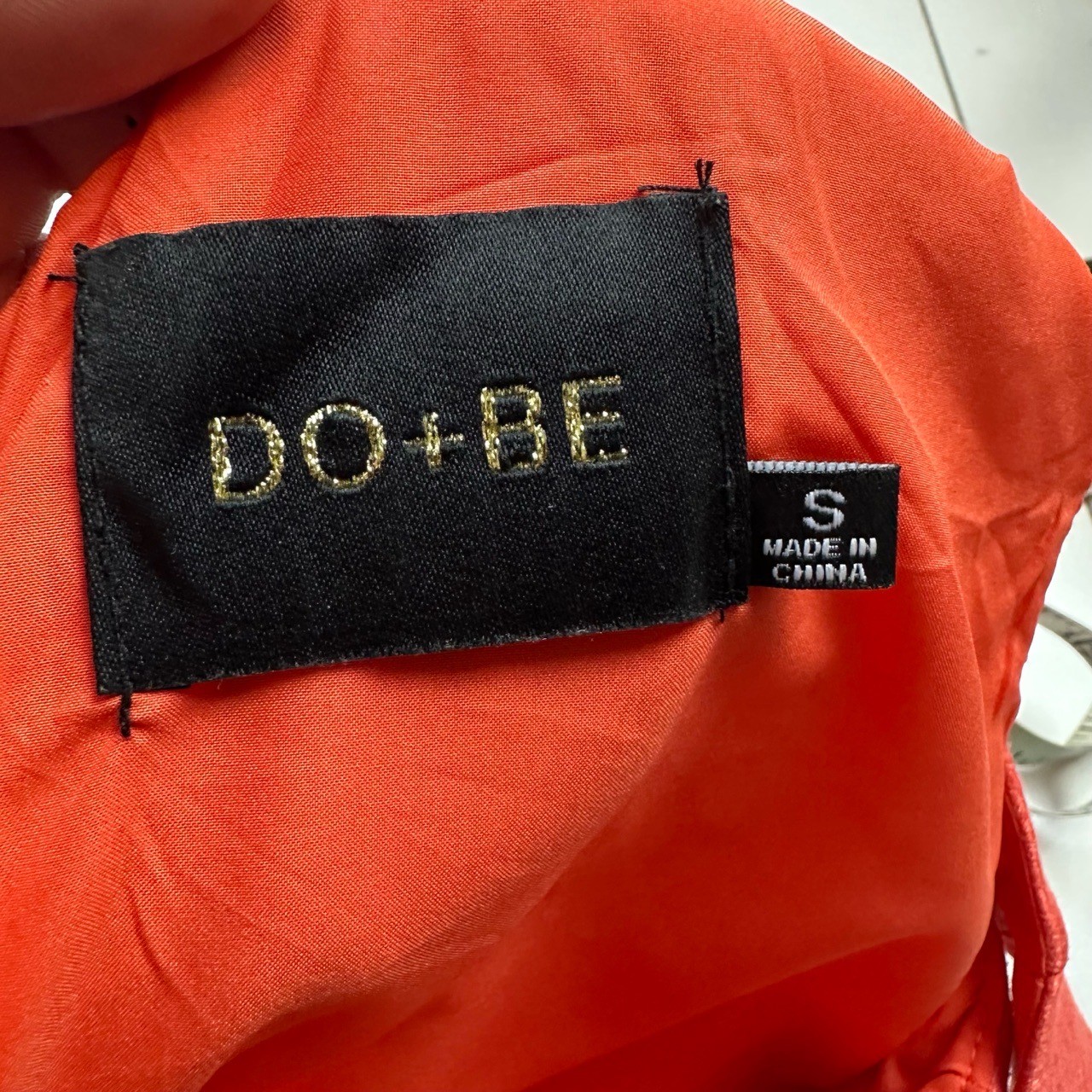 DO+BE Coral/Poppy Small One Shoulder Flared Asymmetrical Dress
