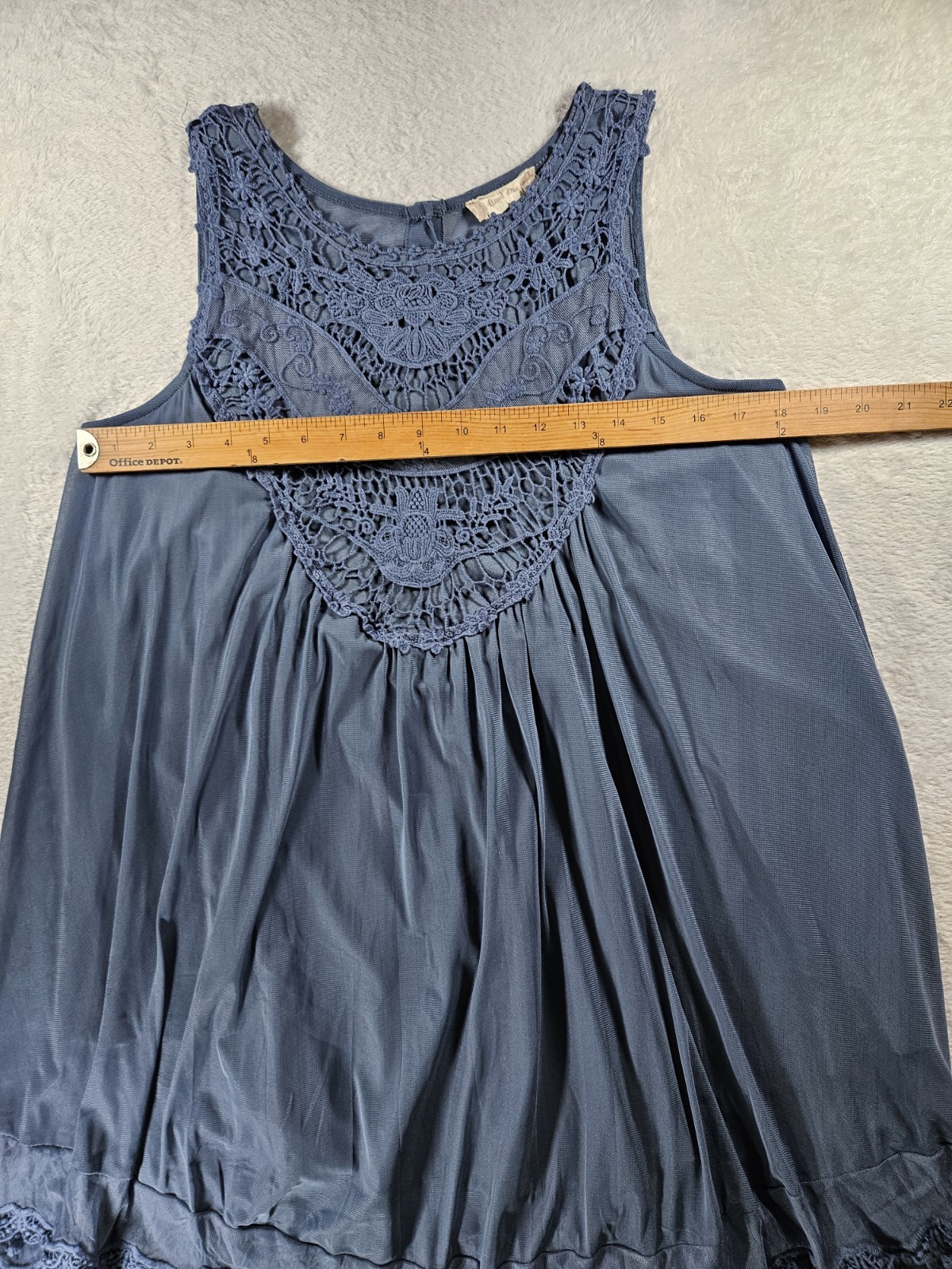Altar’d State Mini Swing Dress Sleeveless Crochet Flowy Fairycore Whimsical Sz M
