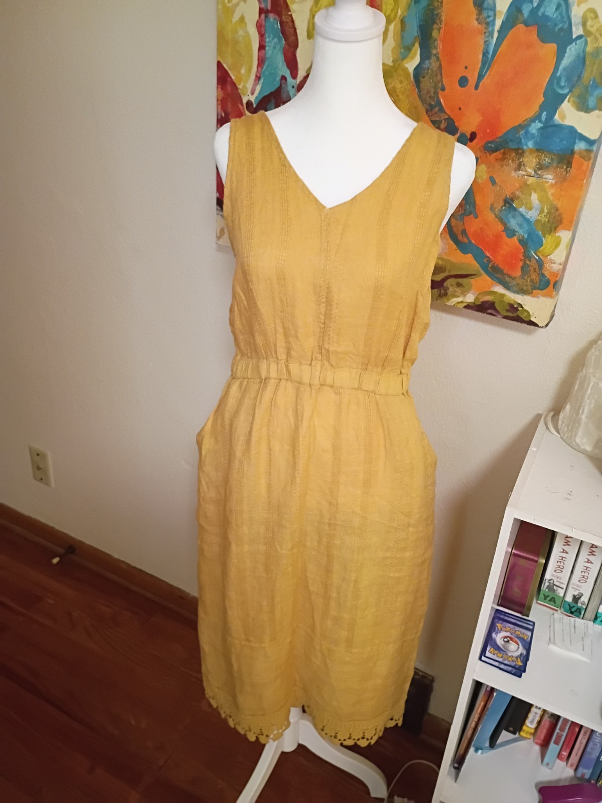 Lungo L’Arno Italian Dress Small Made 100% Linen