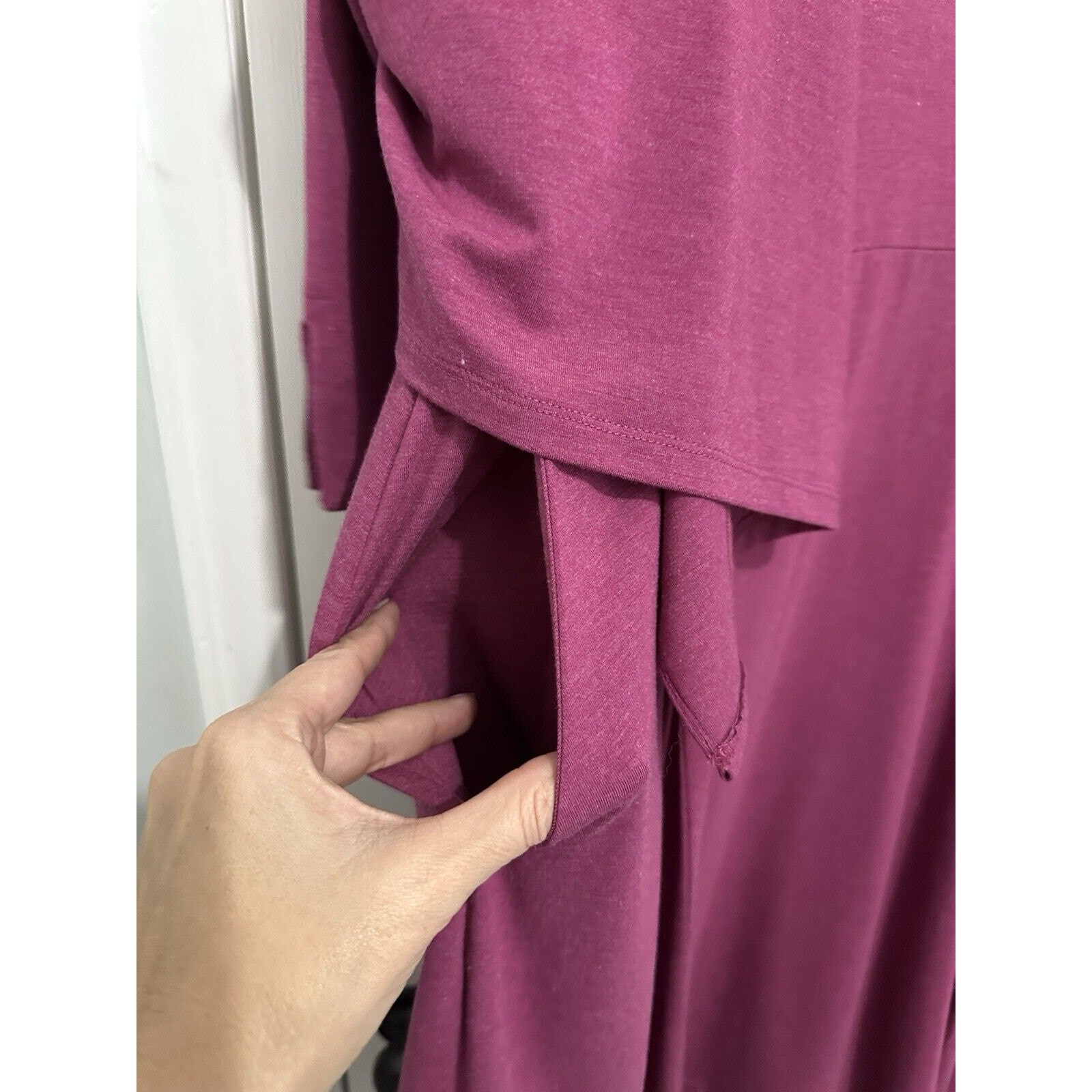 Betabrand Dress Wrap Top Stretchy Comfort Maroon Set Lot 2pc Plus Size 2x