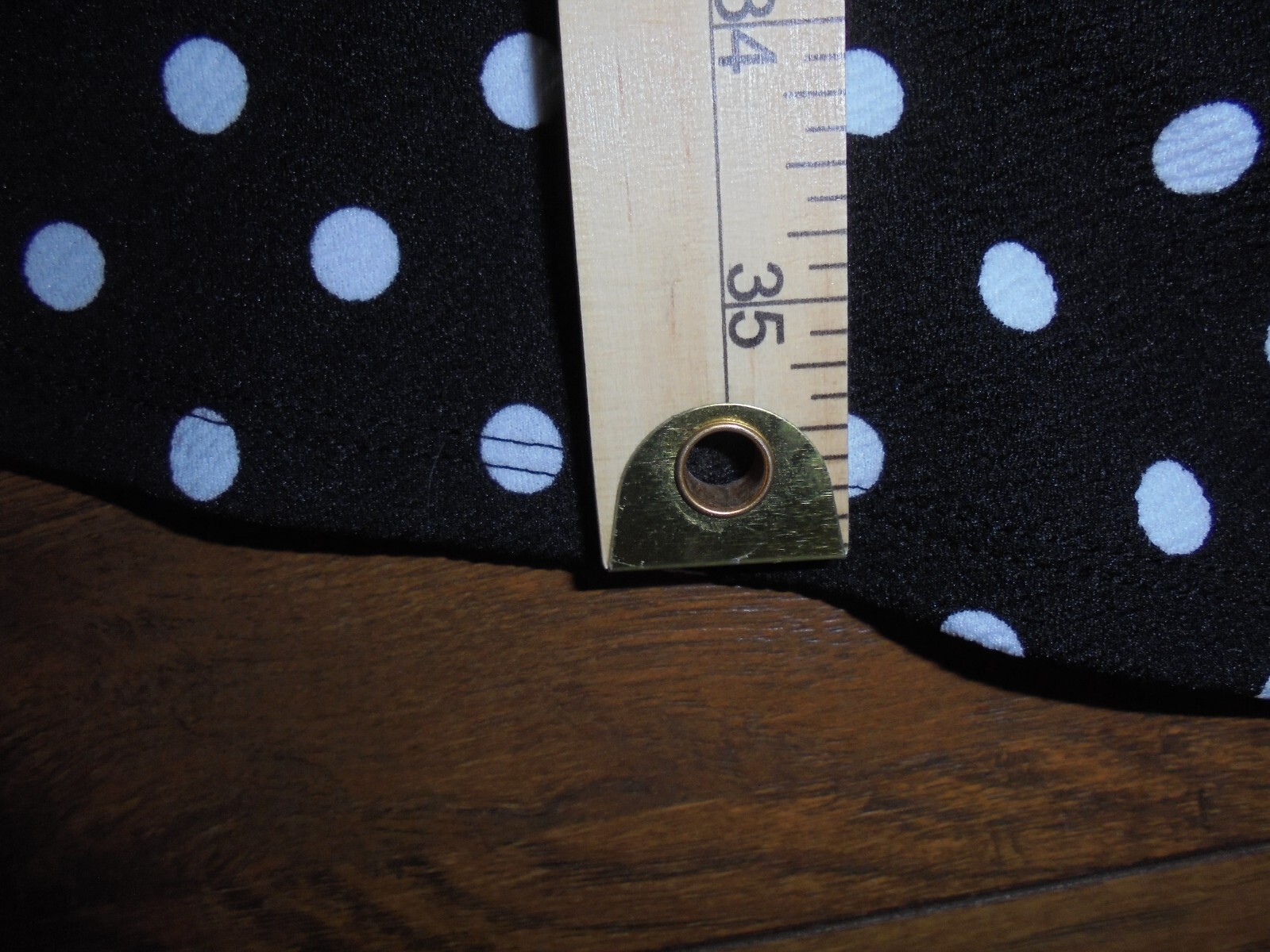 WHITE HOUSE BLACK MARKET Black White Polka Dot Dress Size 10