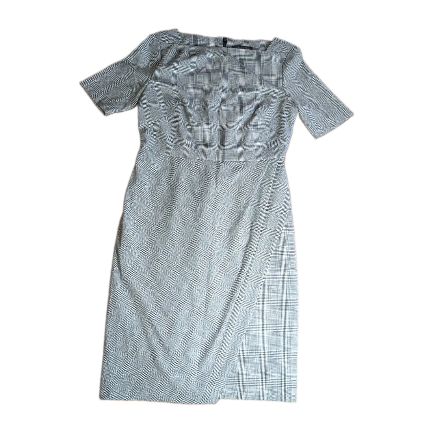 NWT Banana Republic Glen Plaid Sheath Dress Women’s Size 6 Career Office…