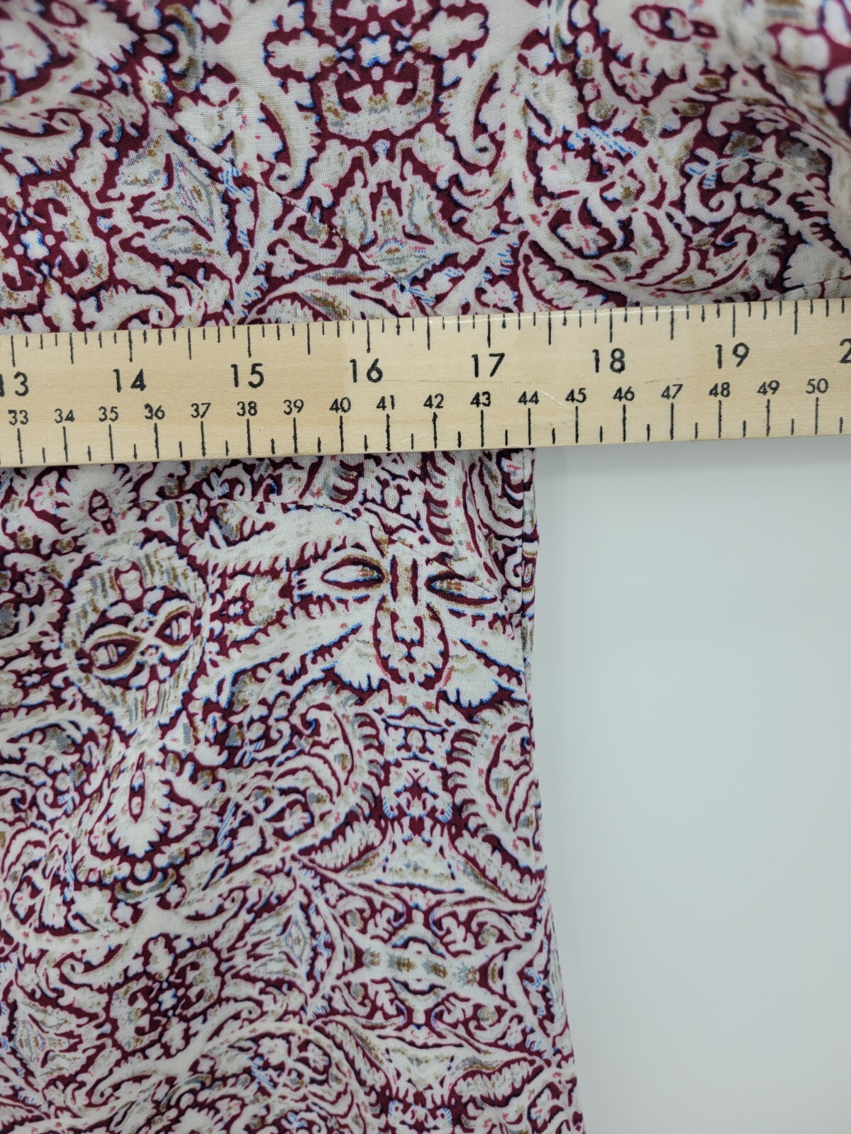 En Creme Anthropologie Dress Womens Small Purple Boho Print Cold Shoulder Boho