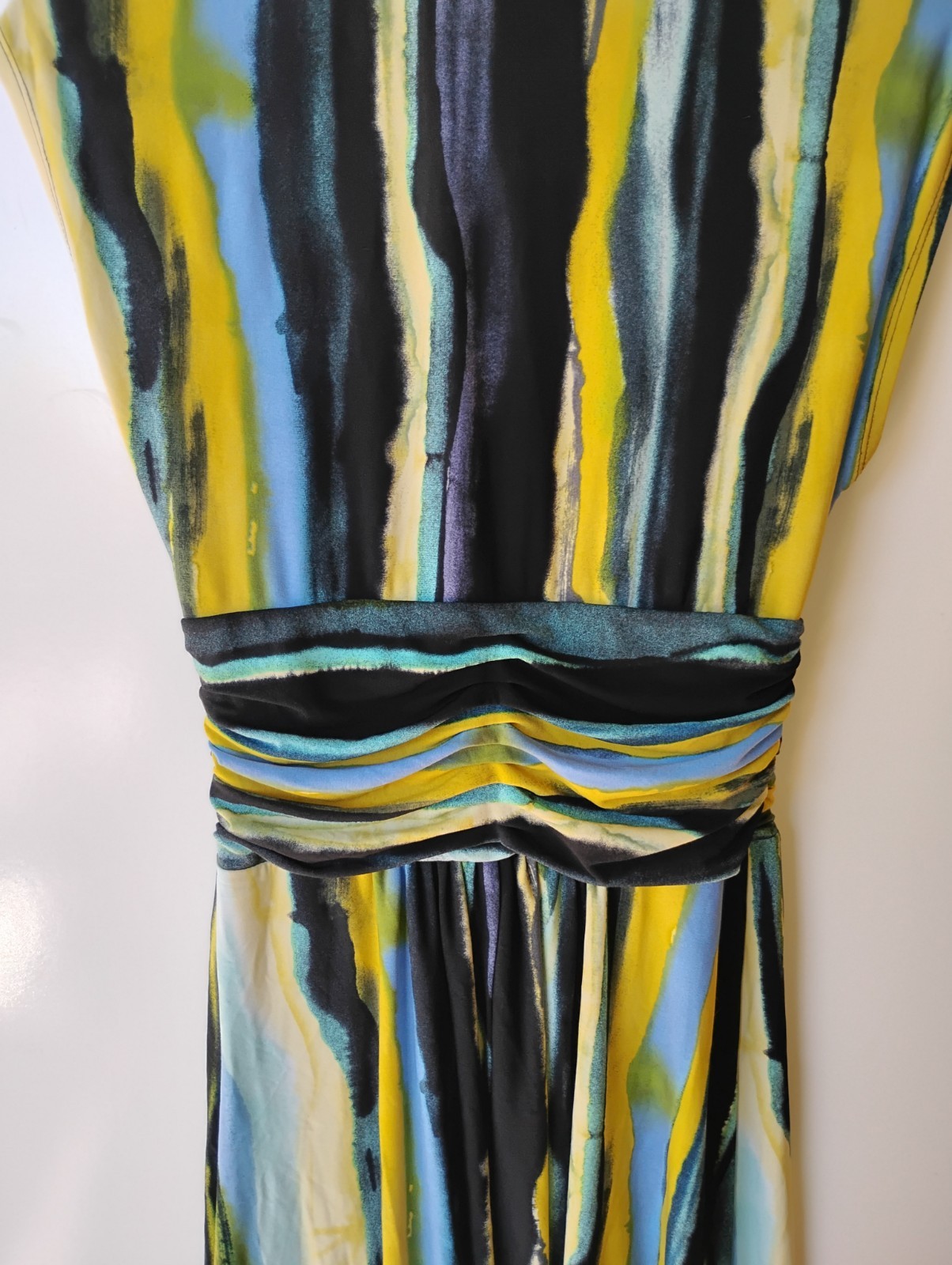 SANGRIA Multicolor Women’s Cap Sleeve Long Dress NEW