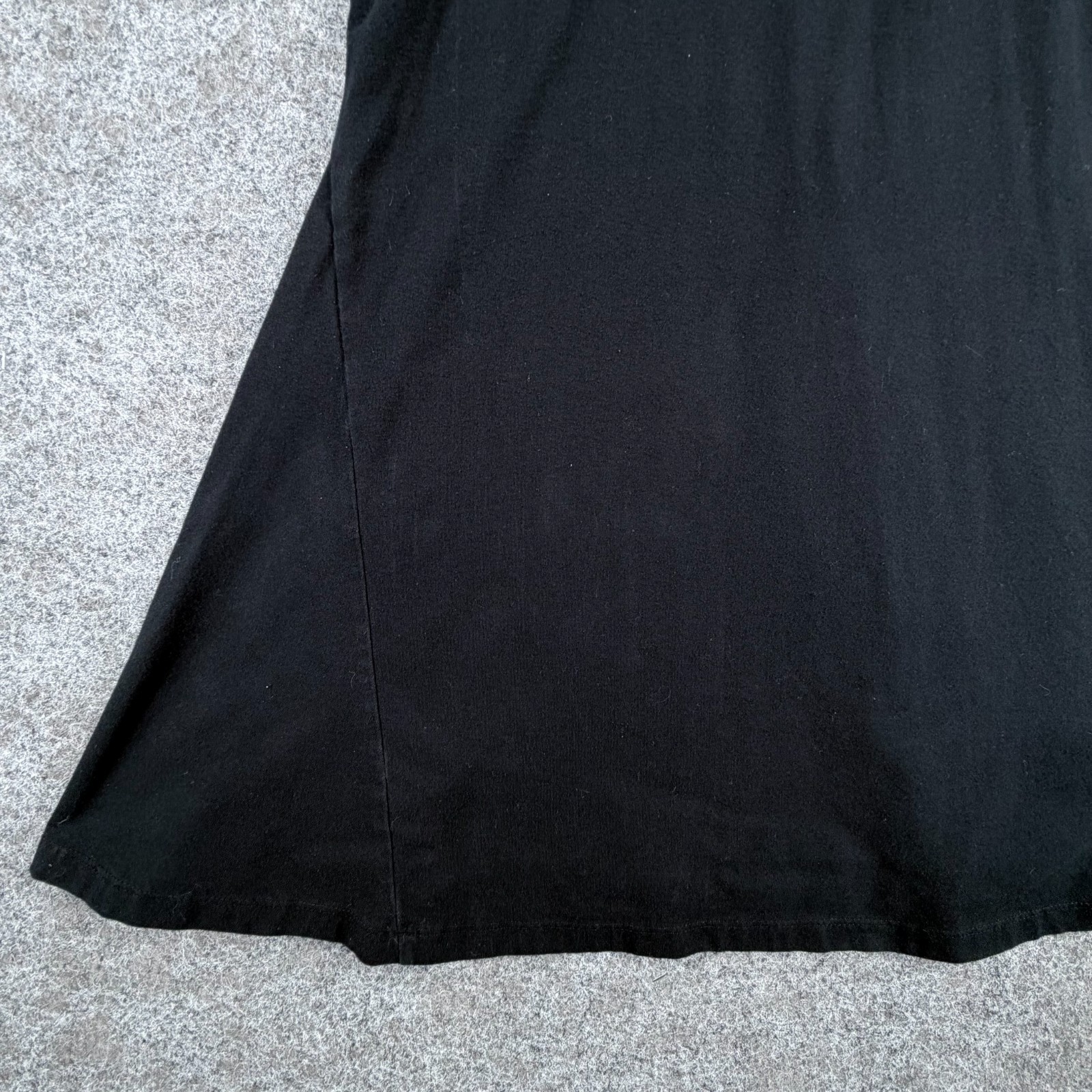 A New Day Fit & Flare Mini Tank Dress Womens L Black Stretch Scoop Neck Classic
