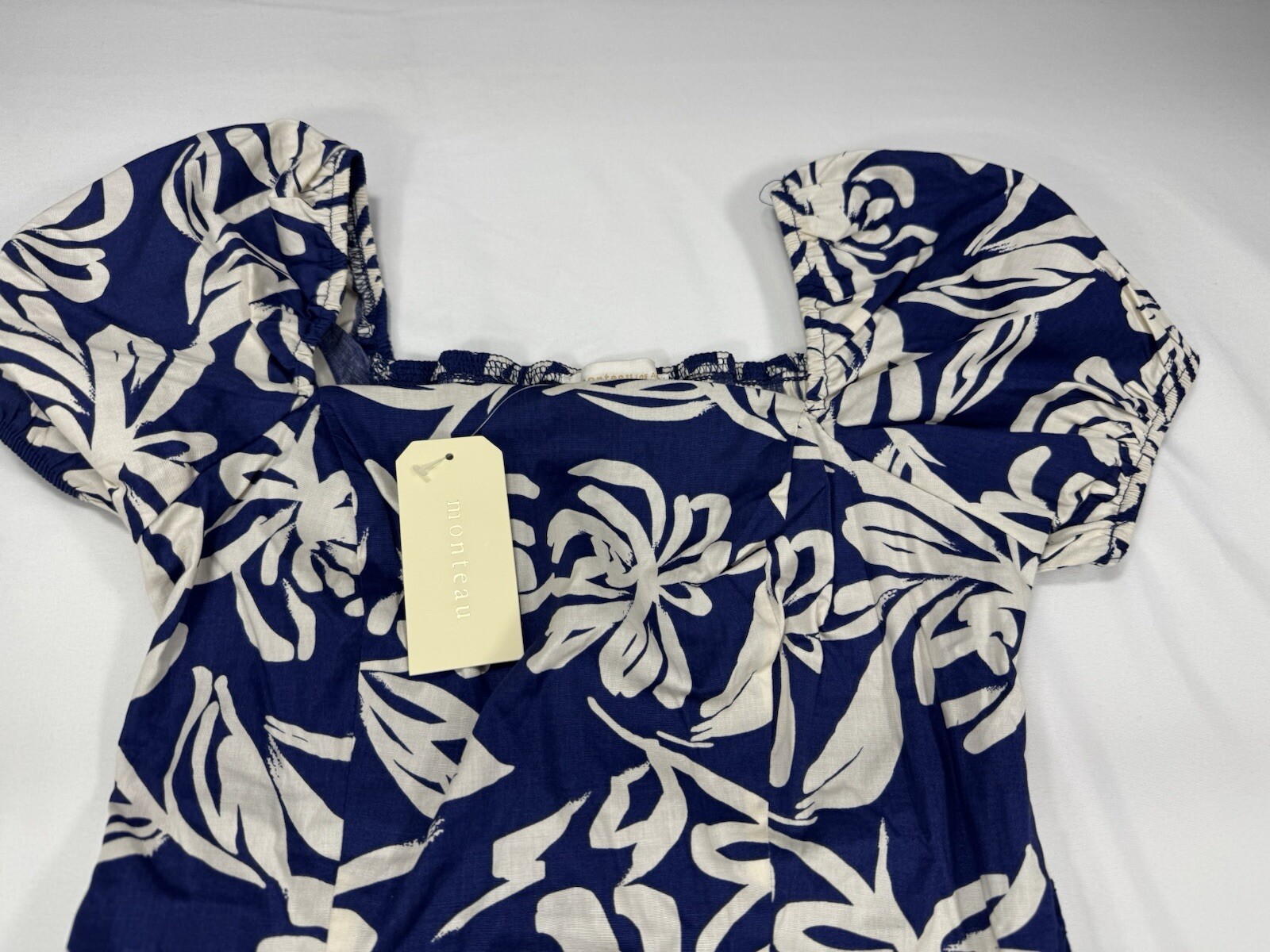 ✅New ✅Monteau Los Angeles Dress ✅Size Small ✅Navy Blue ✅ Straight ✅Slit At Knee