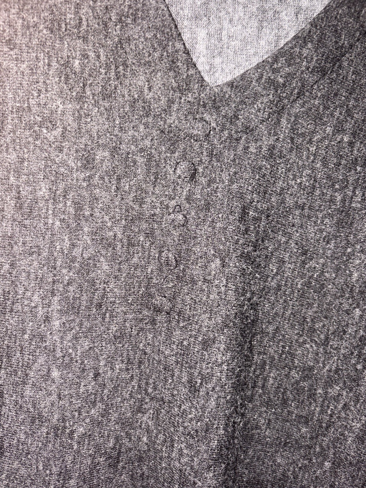 Papillon Midi Sweater Dress Gray With Paisley Design 3/4 Sleeve Pullover XL