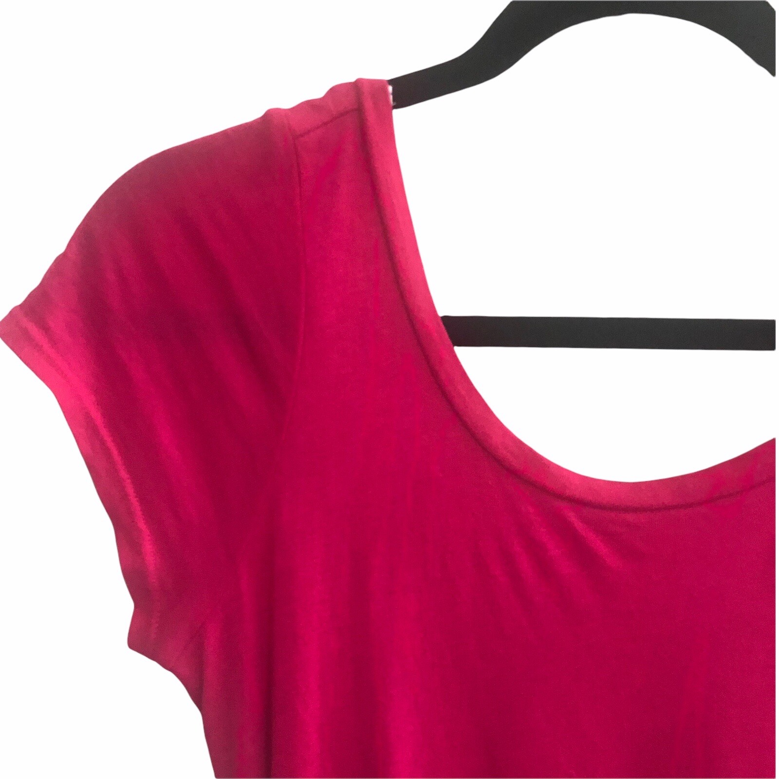 NWT Splendid Womens Small Pink Ruched Sides Bodycon $98 Barbiecore Modal #2830