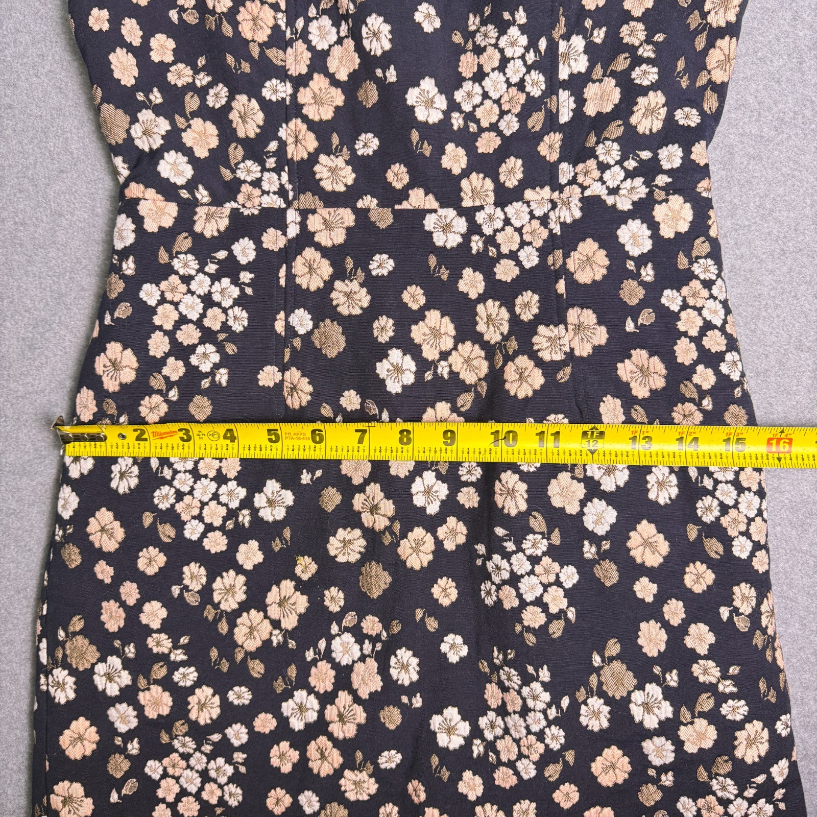 Maeve by Anthropologie Jacquard Navy Floral Mini Dress Women’s US Size 2