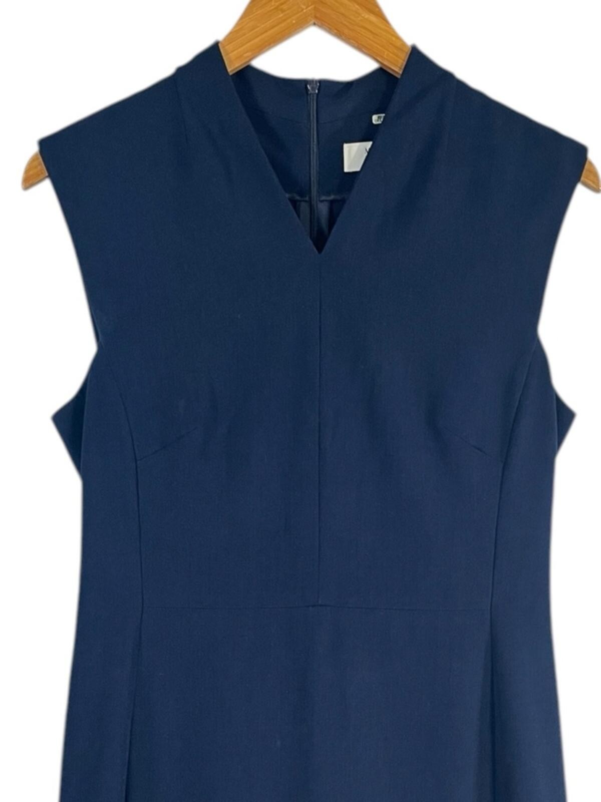 M.M. LaFleur The Aditi Sleeveless Sheath Dress size 0 in Navy