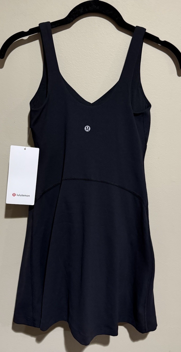 NWT Lululemon Size 2 Align Dress BLK Black $148