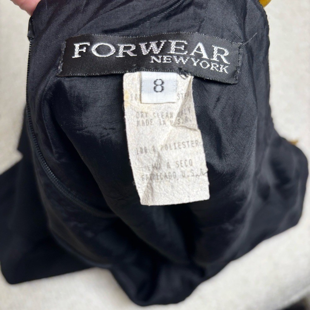 vintage forwear new york 1990s black formal mini dress classy cocktail night out