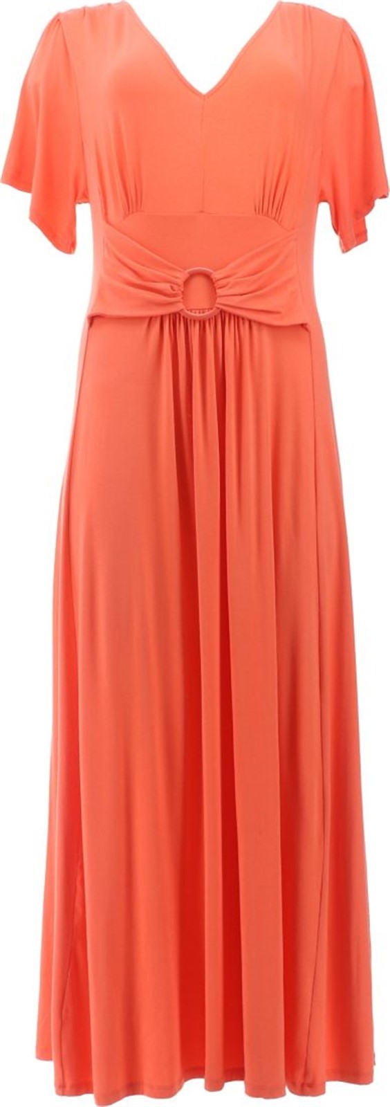 Laurie Felt Lake House Maxi Dress Light Coral M NWOT (1010)