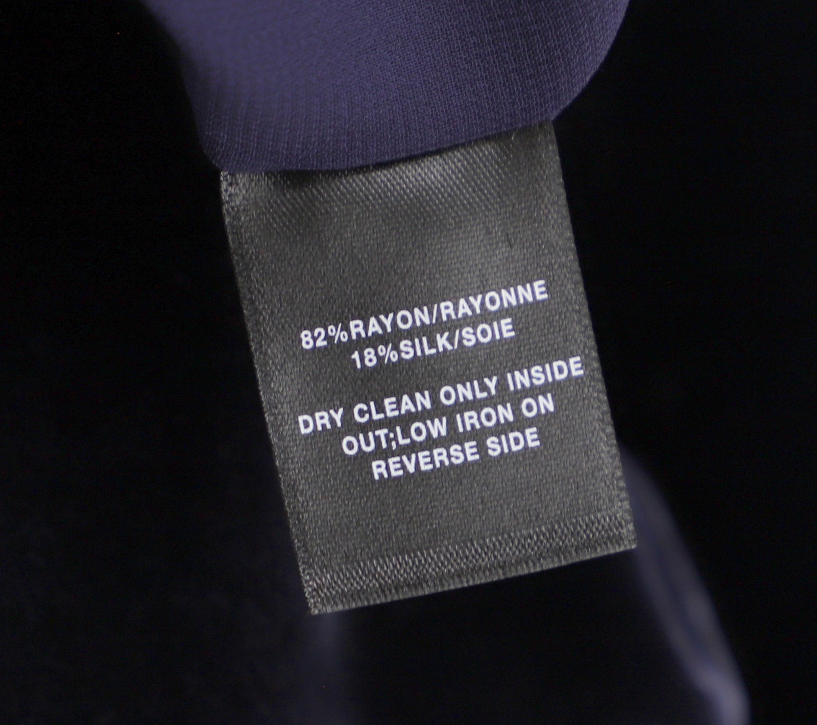 LAFAYETTE 148 NY Velvet Rayon Silk Dress in Dark Purple Size 16