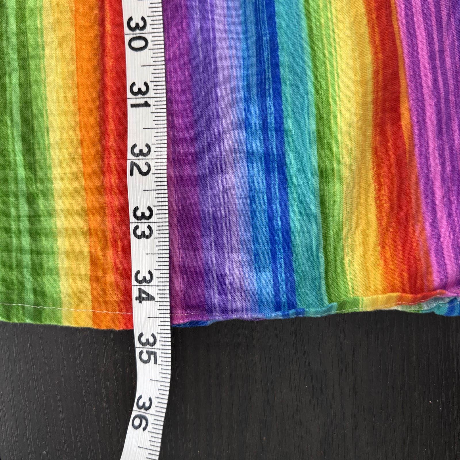 Retrolicious Dress Womens Medium Rainbow Pride Pockets Retro Colorful Sundress