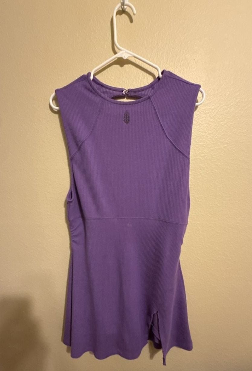 Free People Movement Out and About Ribbed Sleeveless Athletic Dress Size L