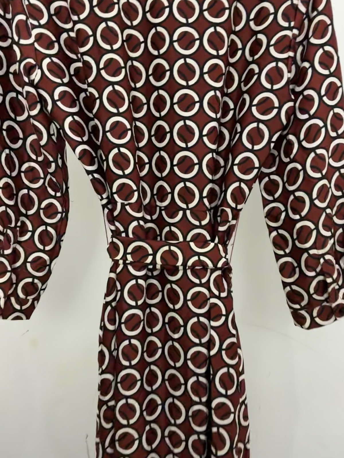 Zara AW18 Geometric Print Tunic Shirt Belted Dress 8026/817 Size M NWT