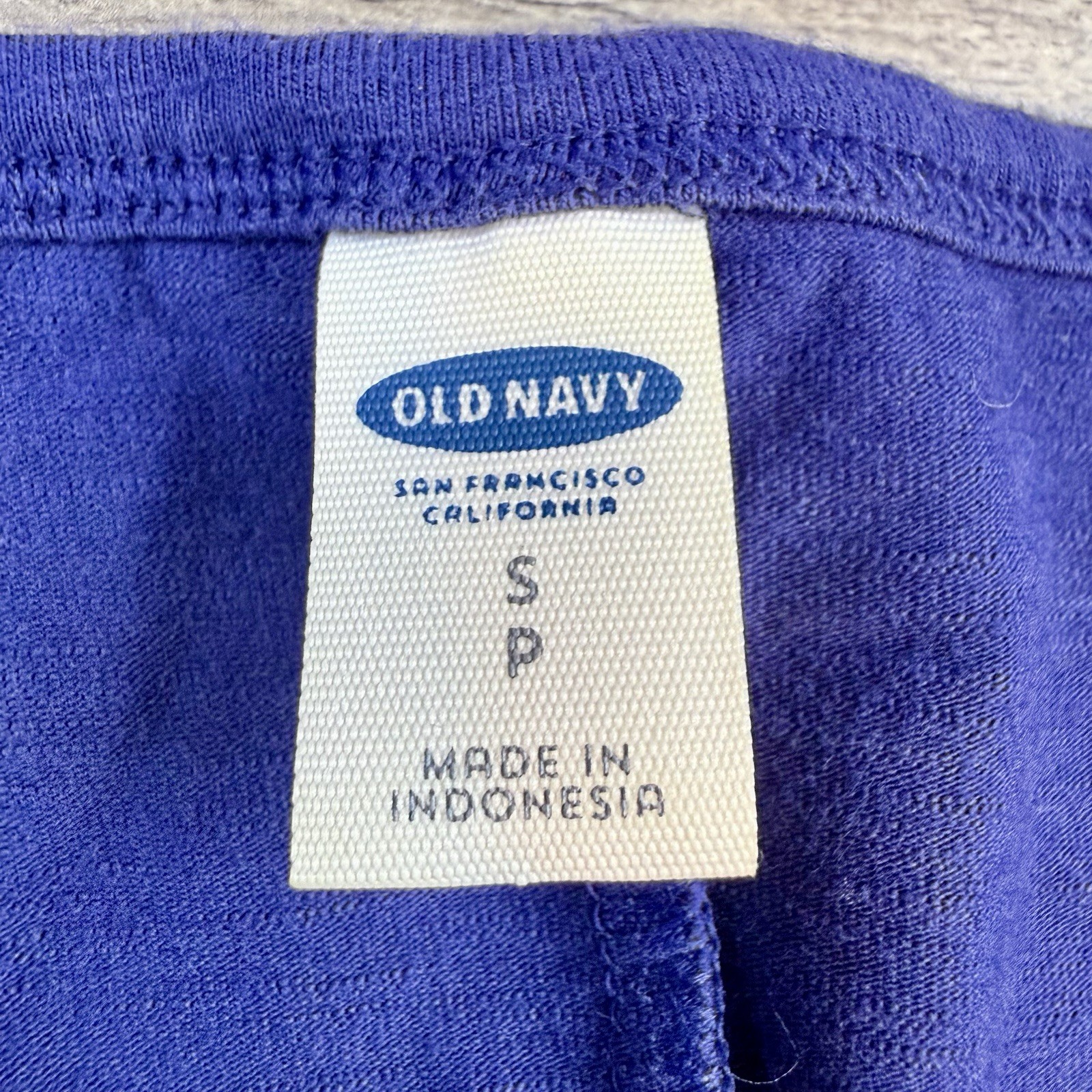 Old Navy Lightweight Sleeveless T-Shirt Dress Women’s Small Navy Blue Stretch