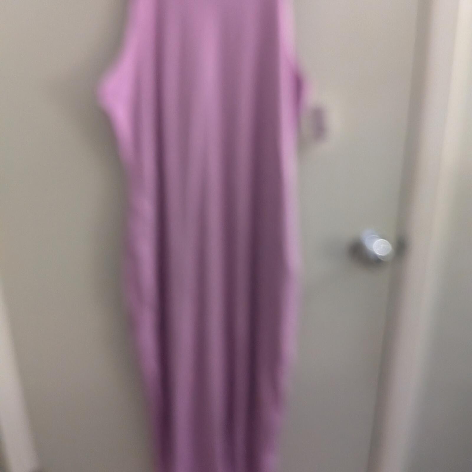 Open Edit Pink Sleeveless Maxi Dress Nylon Spandex Blend Large Summer Clean Girl
