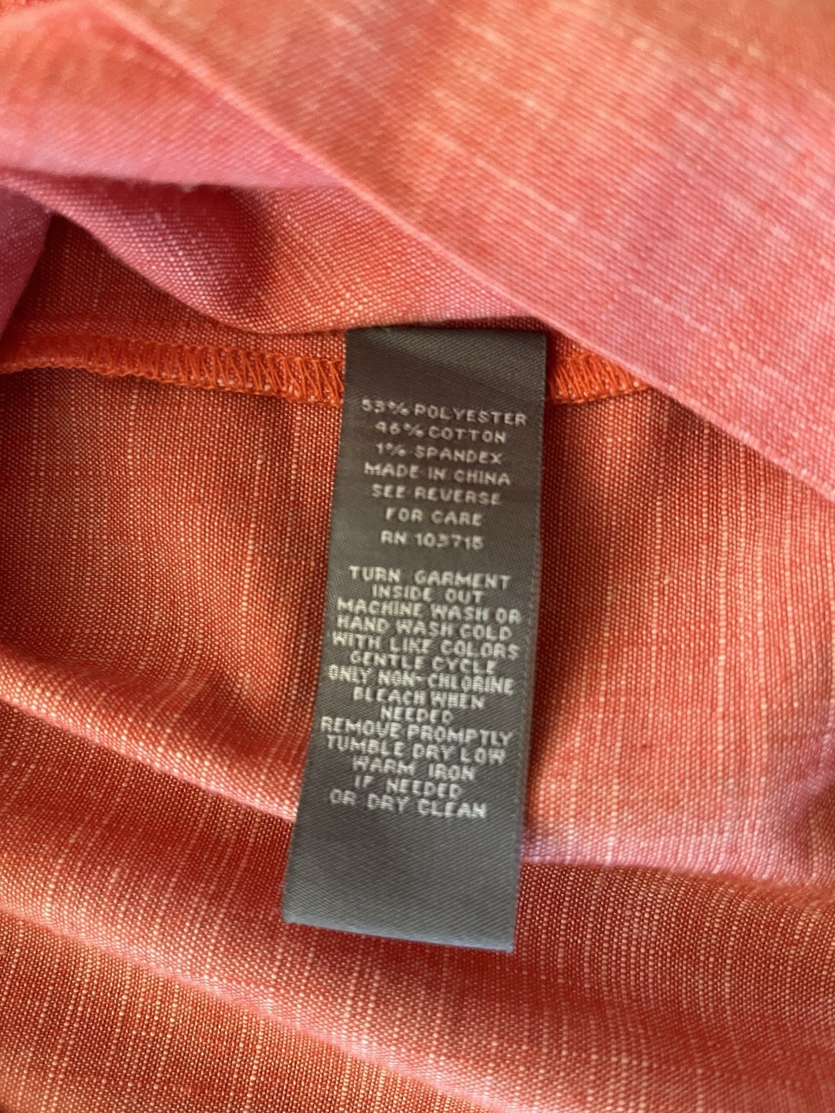 Sharagano Peach Sleeveless Utility Shirt Dress with Belt – Size 8