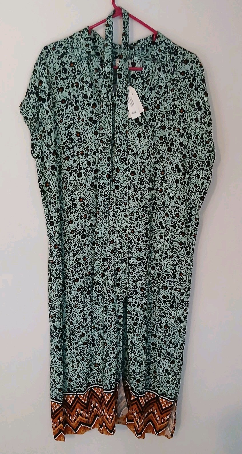 NWT Boho Midi Dress Size XL “Wonderly” Weekend Merry Mint Floral
