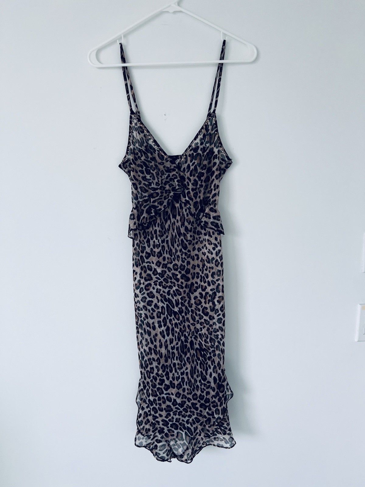 Victoria’s Secret Leopard Print Midi Dress – Size S