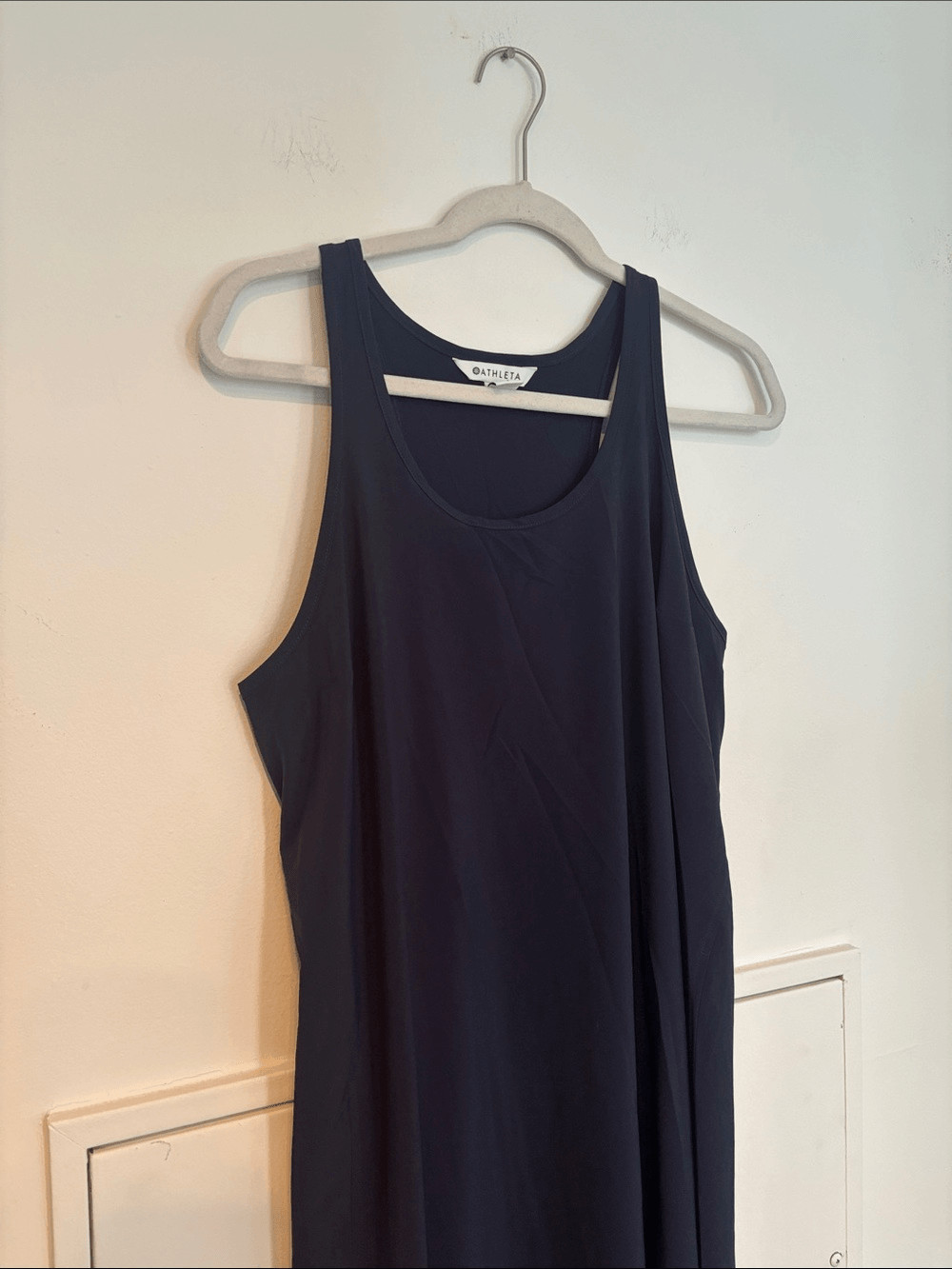Athleta Women’s Presidio Traveler Maxi dress in Navy in a size Small