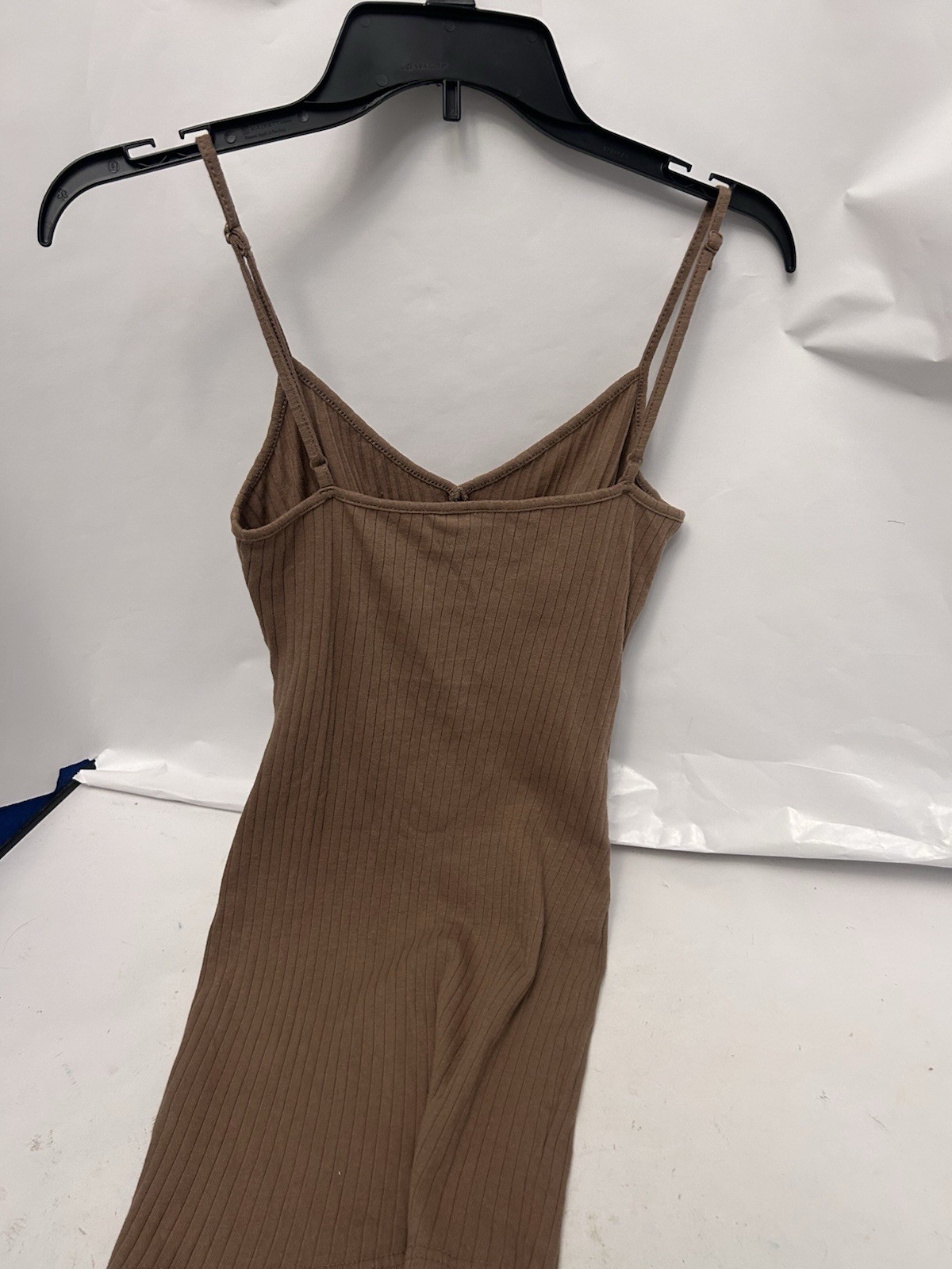 Shein Light brown thin strap womens xs dress