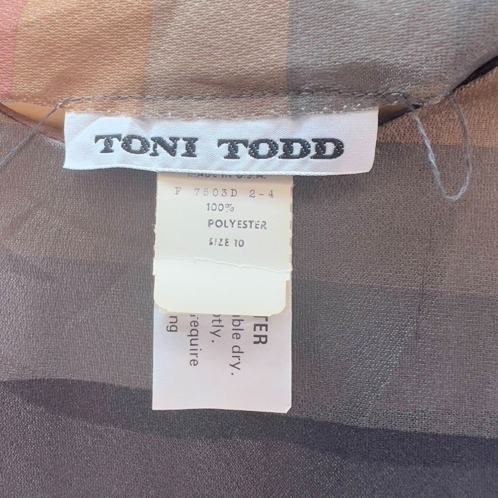 Toni Todd Dress Vtg Pride Rainbow Mod Disco Striped Long Sleeve Buttons Belted